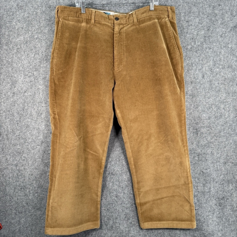Castaway Nantucket Island Mens 42x30 Brown Tan Pinwale Corduroy Pants‎ Preppy